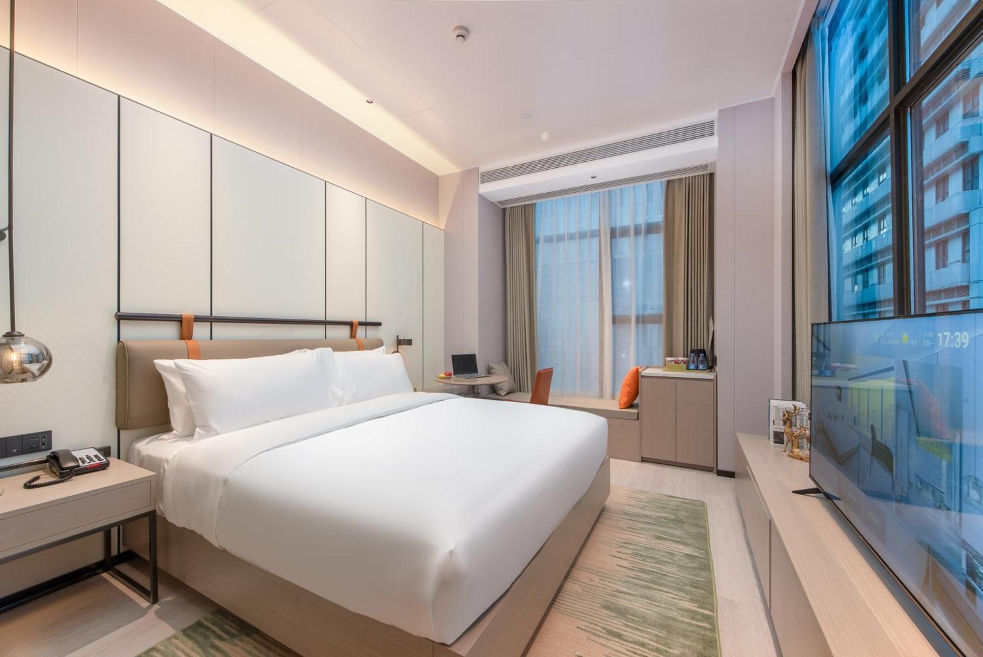 Oness Executive Hotel Guangzhou Huangpu Luogang - Free Shuttle Bus For Canton Fair מראה חיצוני תמונה
