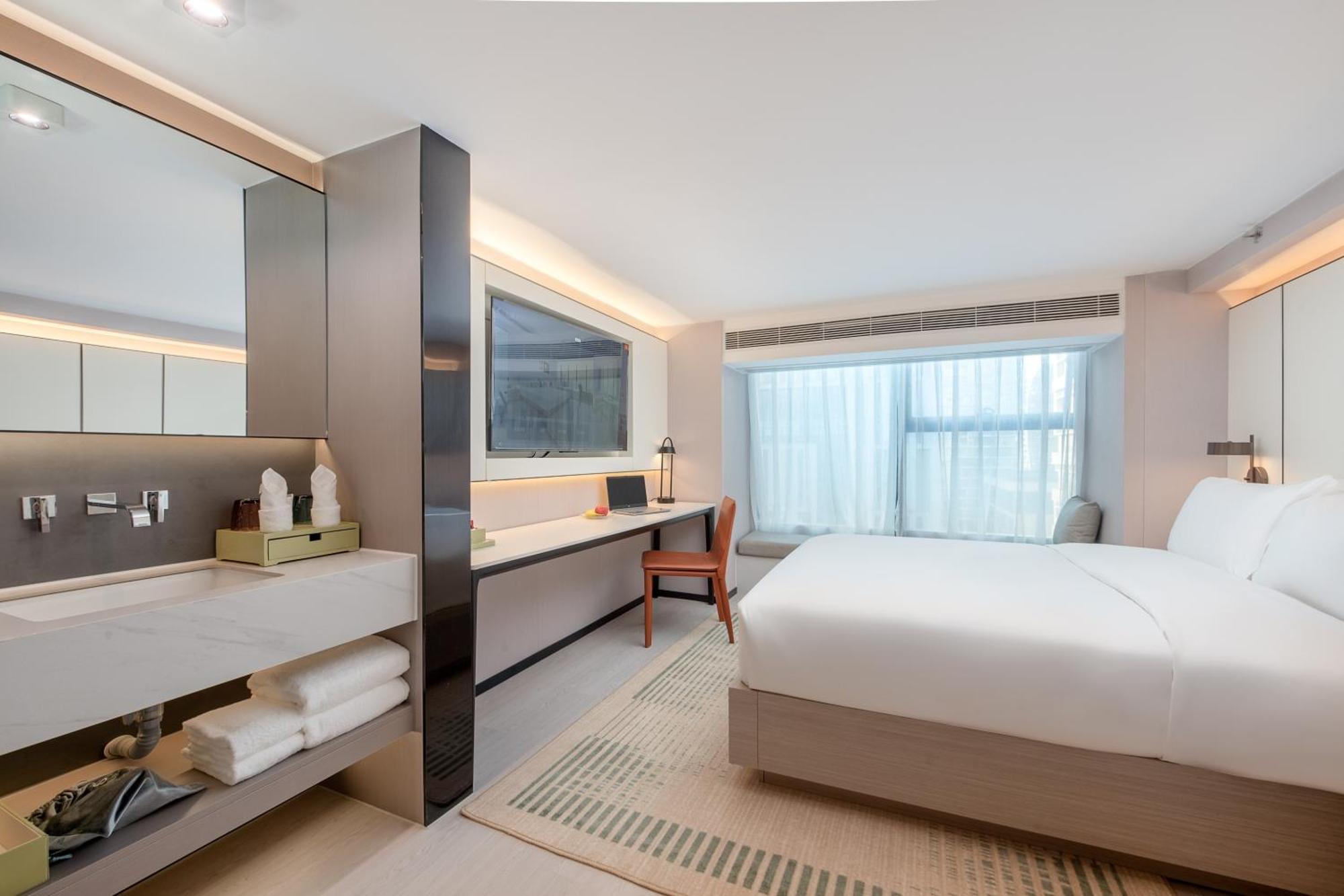 Oness Executive Hotel Guangzhou Huangpu Luogang - Free Shuttle Bus For Canton Fair מראה חיצוני תמונה