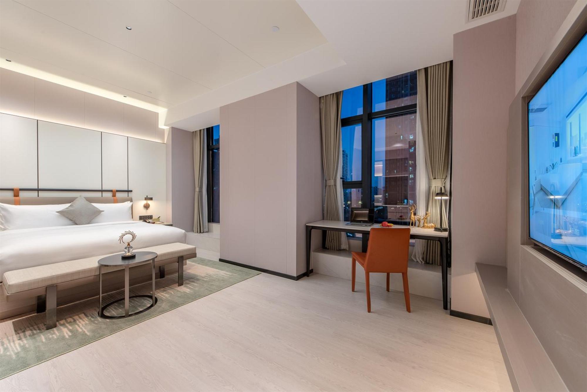 Oness Executive Hotel Guangzhou Huangpu Luogang - Free Shuttle Bus For Canton Fair מראה חיצוני תמונה