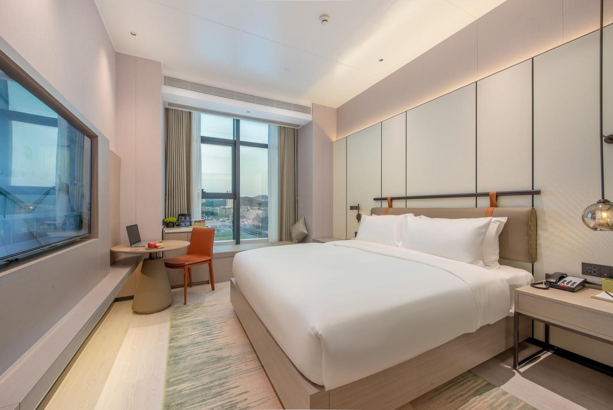 Oness Executive Hotel Guangzhou Huangpu Luogang - Free Shuttle Bus For Canton Fair מראה חיצוני תמונה